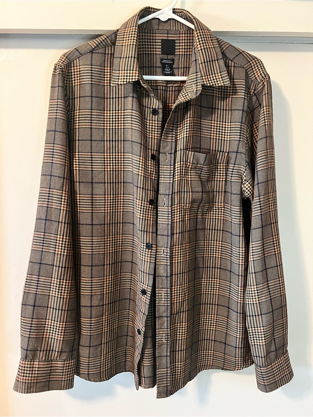 Men’s H&M Long Sleeve Plaid Flannel Button Up